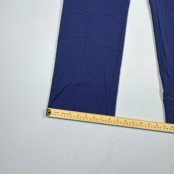New York & Company Crosby Slim Leg Pants Slacks Blue Stretch 18 Average NWT - Picture 10 of 11